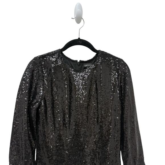 NWT Something Navy Sequins Black Mini‎ Dress Women’s Size XS - Picture 3 of 13